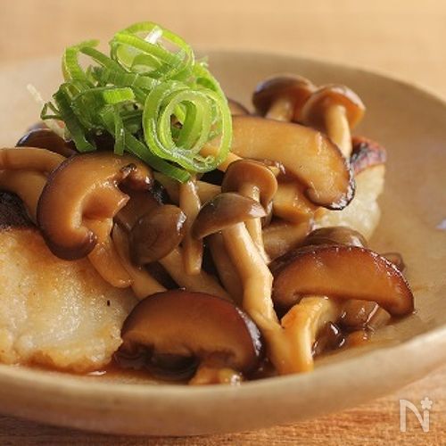 タラのソテー和風きのこソース