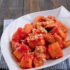 鶏肉と絹厚揚げのケチャマヨ照りソテー