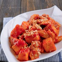 鶏肉と絹厚揚げのケチャマヨ照りソテー
