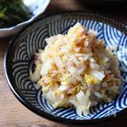 【作り置きOK！】パンチを効かせた白菜とツナのナムル