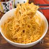 中華そばでピリ辛桃ラーマヨまぜそばの工程2
