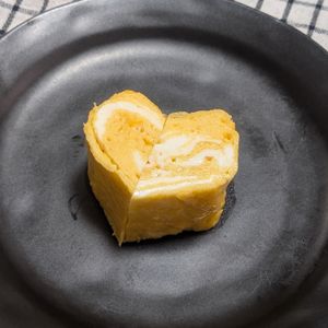 *fuwaomochi*の作ってみた!投稿(【冷めてもふわっ だし巻き卵】枝豆とかにかま入り)