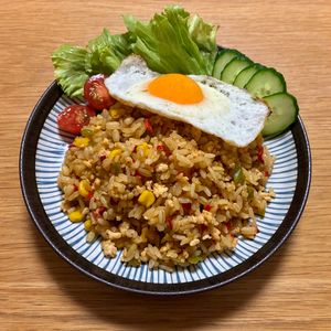 Nao★彡の作ってみた!投稿(【おうちにある調味料で】インドネシア風焼き飯！ナシゴレン)