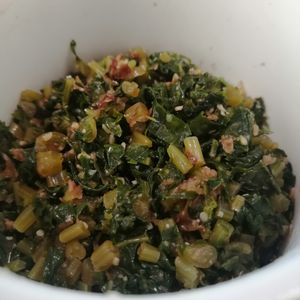 1074414の作ってみた!投稿(大根葉のおかかふりかけ【作り置き】)