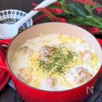 ＊白菜と鶏肉のミルクチーズ鍋＊とろとろ白菜で温まります！