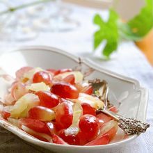 ぶどうとセロリのマリネ