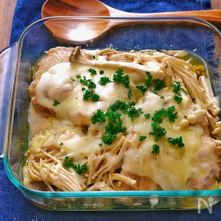 レンジで簡単きのこチーズチキン By 松山絵美 レシピサイト Nadia ナディア プロの料理家のおいしいレシピ