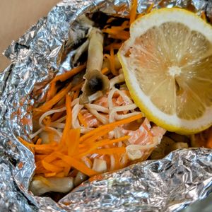 まゆのの作ってみた!投稿(《フライパンで簡単!!》鮭のホイル焼き)