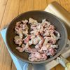 ワンパン10分!【豚こま肉とじゃがいものケチャップ炒め】の工程2