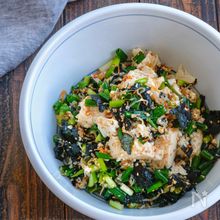 簡単なのに絶品！さっぱりヘルシー「豆腐サラダ」