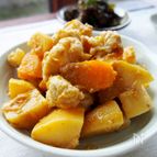 火を使わない♪10分で♪【かぼちゃとさつまいもの胡麻和え】