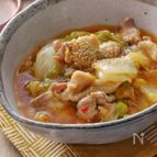 ＊白菜と鶏肉の麻婆風ピリ辛とろみ煮＊