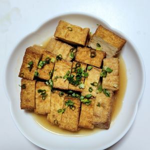 ふうかの作ってみた!投稿(煮るだけ簡単♪『厚揚げの甘辛煮』【#作り置き#お弁当#節約】)