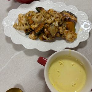 yの作ってみた!投稿(【さつまいも鶏れんこんハニマヨマスタード】ソースがやみつき◎)
