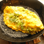 【184kcal】ねぎチーズオムレツ♪