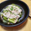 ナムディの作ってみた!投稿(包丁まな板不要✨丸ごとレタスの重ね蒸し🍳)