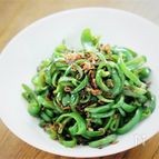 ピーマンのちりめん山椒炒め