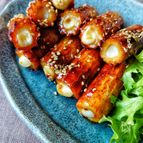 【ちくわチーズイン照り照り焼き】晩酌のおつまみにどうぞ🥰