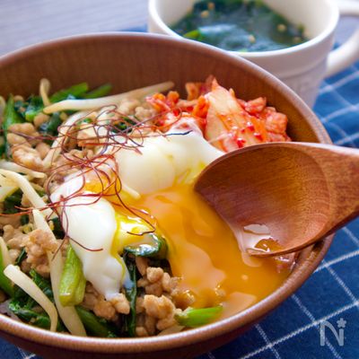 包丁いらず！お手軽ビビンバ丼
