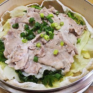 ナムディの作ってみた!投稿(春キャベツと豚肉せいろ蒸し)