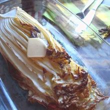 白菜のロースト、ほんのり昆布茶バター風味