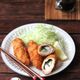 鶏胸肉の大葉チーズロールフライ。