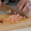 チリソースで絶品♡【ふわふわはんぺん肉団子】混ぜて焼くだけの下準備