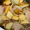 やさしい甘さ♪鶏肉とさつまいもの煮物の工程3