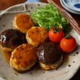 しいたけの肉詰め和風あんかけ