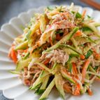 和えるだけ塩もみ不要♪『胡瓜とカニカマのツナサラダ』