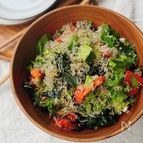 【カリカリじゃこの梅サラダ】カルシウムたっぷり、野菜も豊富♪