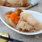 【カラダ温まる！】さつま揚げと結びしらたきのだし煮