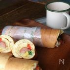 手軽にパクっと♪太巻き風ホットケーキ