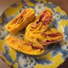 たりおの作ってみた!投稿(ベーコンとチェダチーズの玉子焼き)