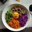 ハロウィンカラーで作るビビンバ
