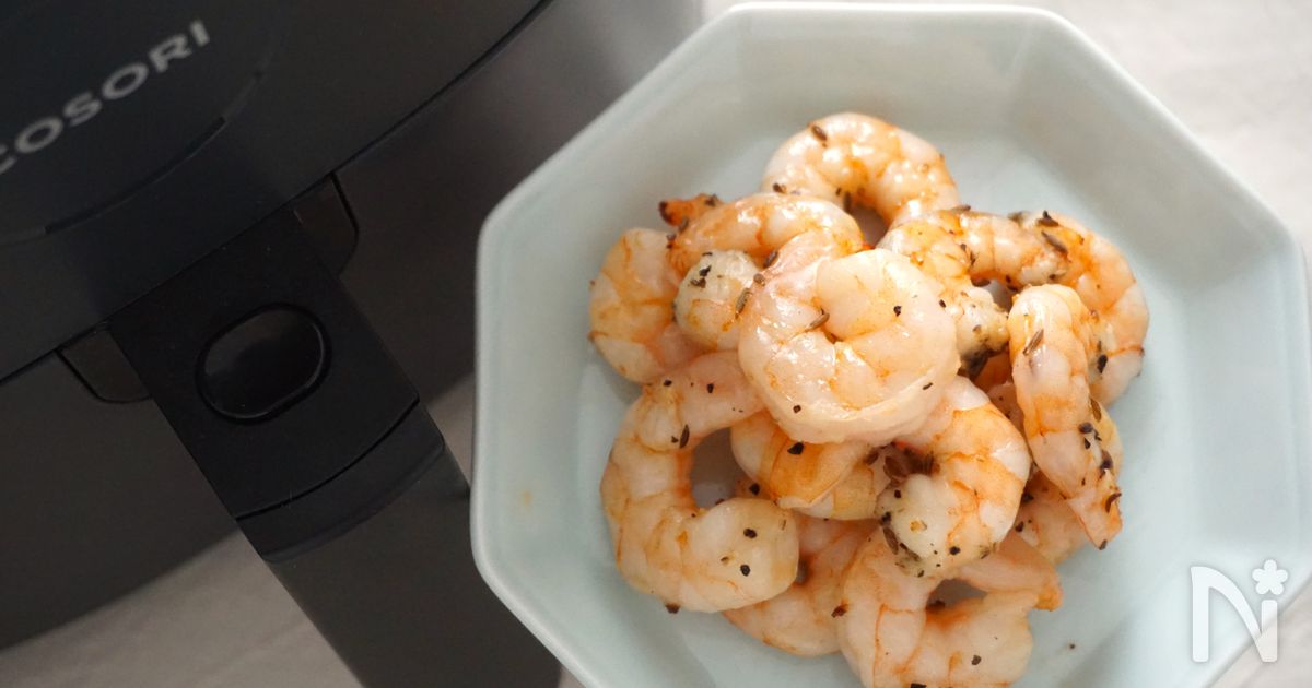 クミン風味のえび炒め