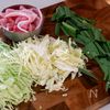 【レンチン＆洗い物1つde】簡単すぎる♪究極の時短とん平焼きの工程1