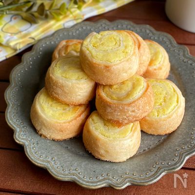 簡単なのに褒められる!「うずまきスイートポテトパイ」