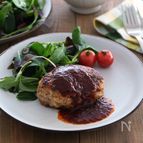 【玉ねぎをきざまずに作れる！】お手軽絶品♪ハンバーグ