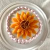 【卵なし】1歳の誕生日に♪メロンのひまわりケーキ