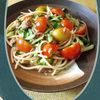 チョロリスの作ってみた!投稿(トマトとツナと水菜の冷製ポン酢パスタ【#混ぜるだけ#夏休み】)