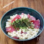長芋のたたきマグロ和え