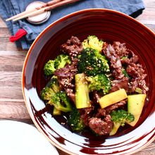 【食材２つ】 牛肉とブロッコリーのオイスターソース炒め