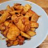 ちくわの作ってみた!投稿(ご飯が進む＊鶏むね肉とホクホク長芋のスタミナ炒め【下味冷凍】)