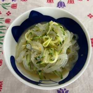 万福の作ってみた!投稿(ヘルシーつるつる🤭糸こんにゃくときゅうりの酢みそ和え🥰)