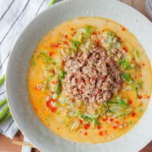 10分!丸々1玉消費\ レタスの冷やし担々麺風/