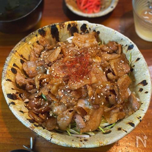 光の速さで米が消える。旨すぎる【ソース豚丼】