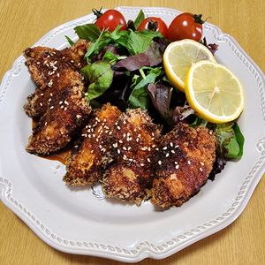 ナムディの作ってみた!投稿(だしソースで♩ささみの和風カレーフライ)