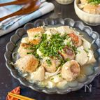 【れんこん団子とトロトロ豆腐のもやしあんかけ】