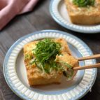 厚揚げのごま味噌チーズ焼き